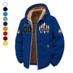 The Minutemen Winter Fleece Jacket, Cross-Training Thermal Zip HVN1449MM - Navy