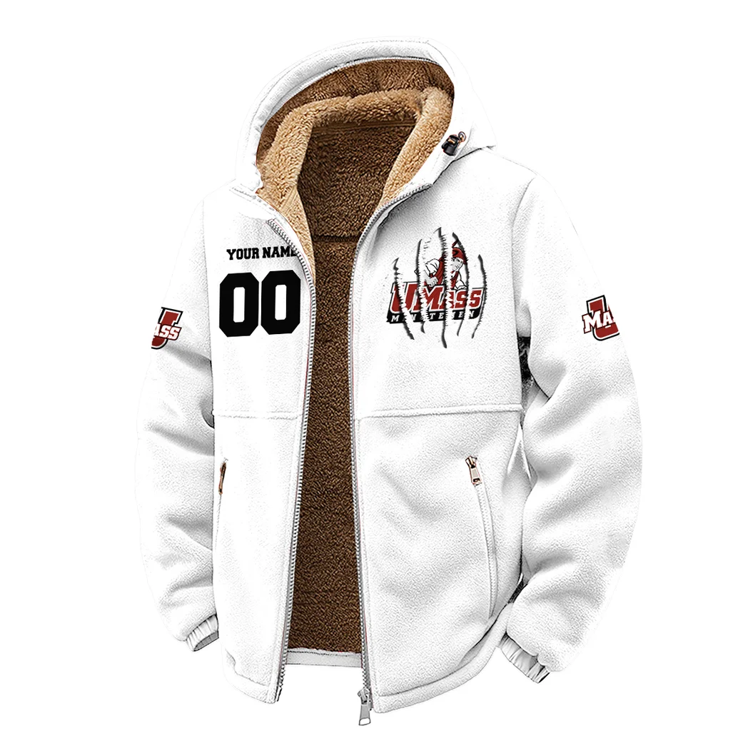 The Minutemen Winter Fleece Jacket, Cross-Training Thermal Zip HVN1449MM - White - Image 2