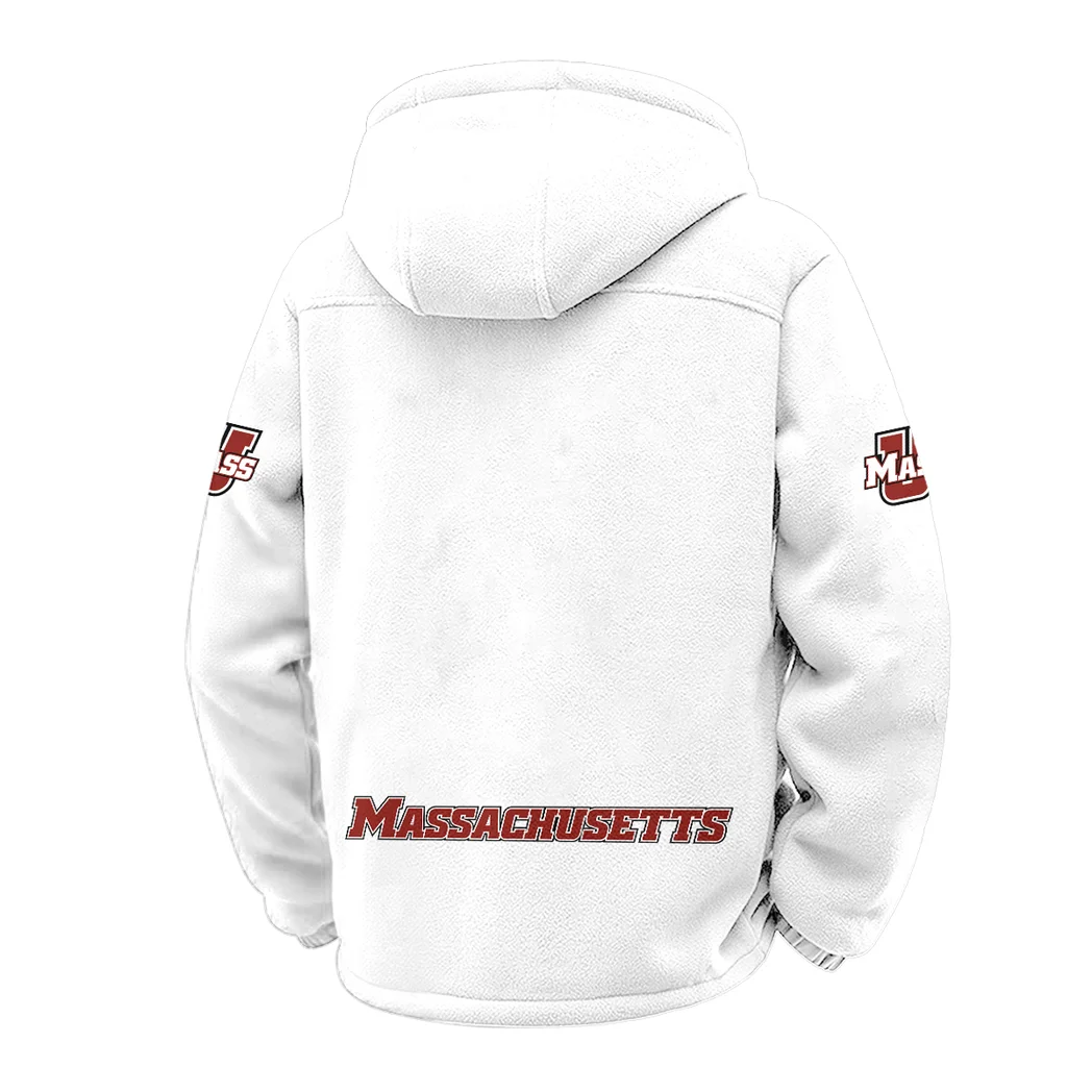 The Minutemen Winter Fleece Jacket, Cross-Training Thermal Zip HVN1449MM - White - Image 3