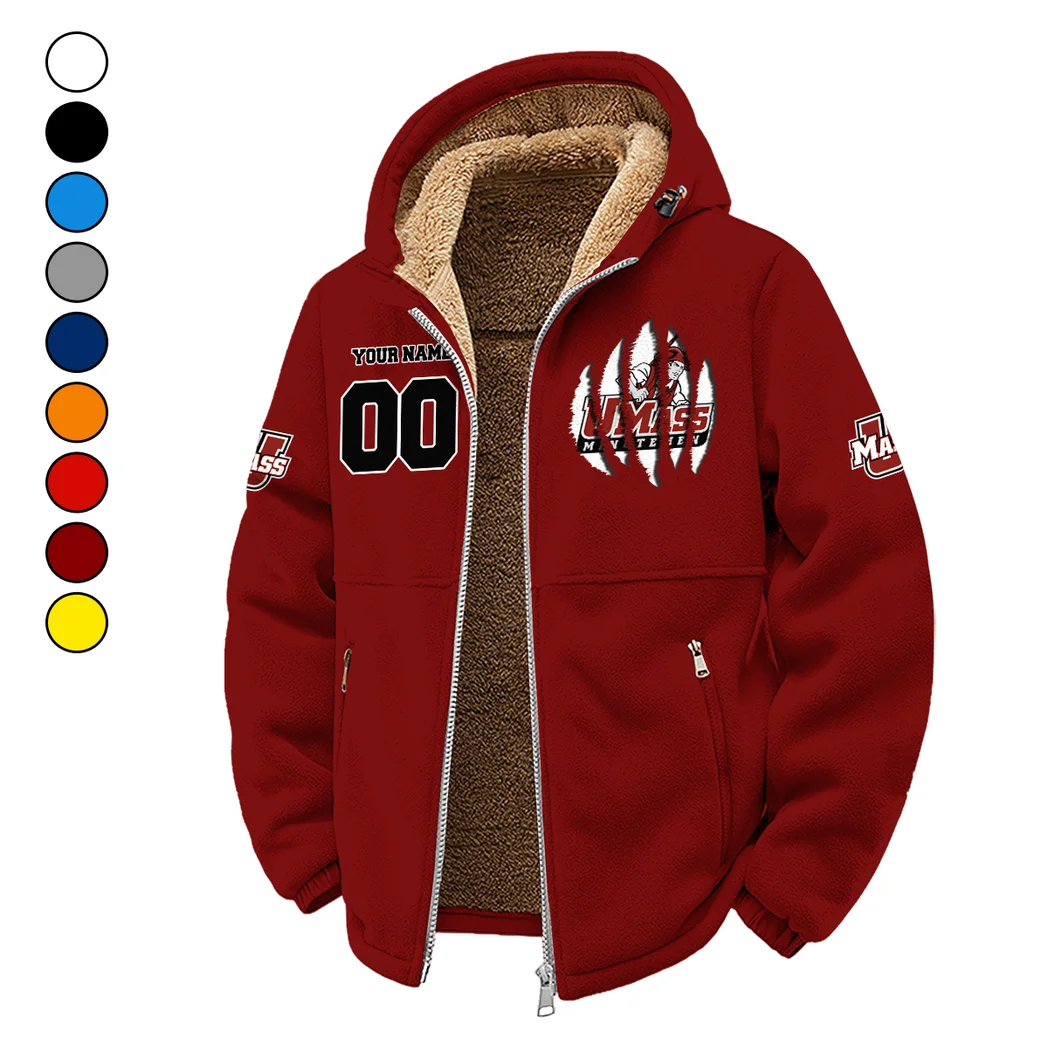 The Minutemen Winter Fleece Jacket, Cross-Training Thermal Zip HVN1449MM - Wine
