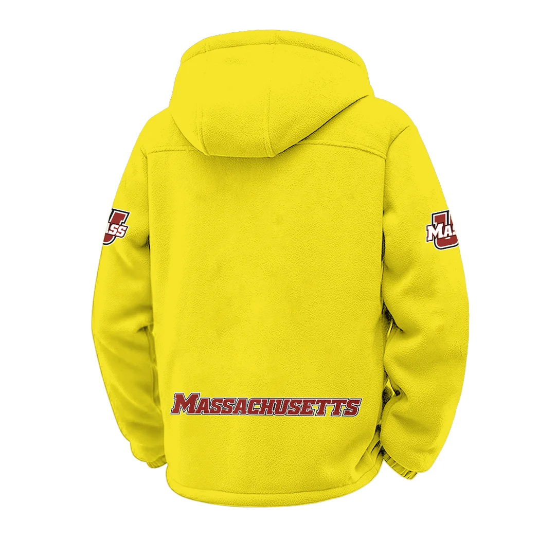 The Minutemen Winter Fleece Jacket, Cross-Training Thermal Zip HVN1449MM - Yellow - Image 3