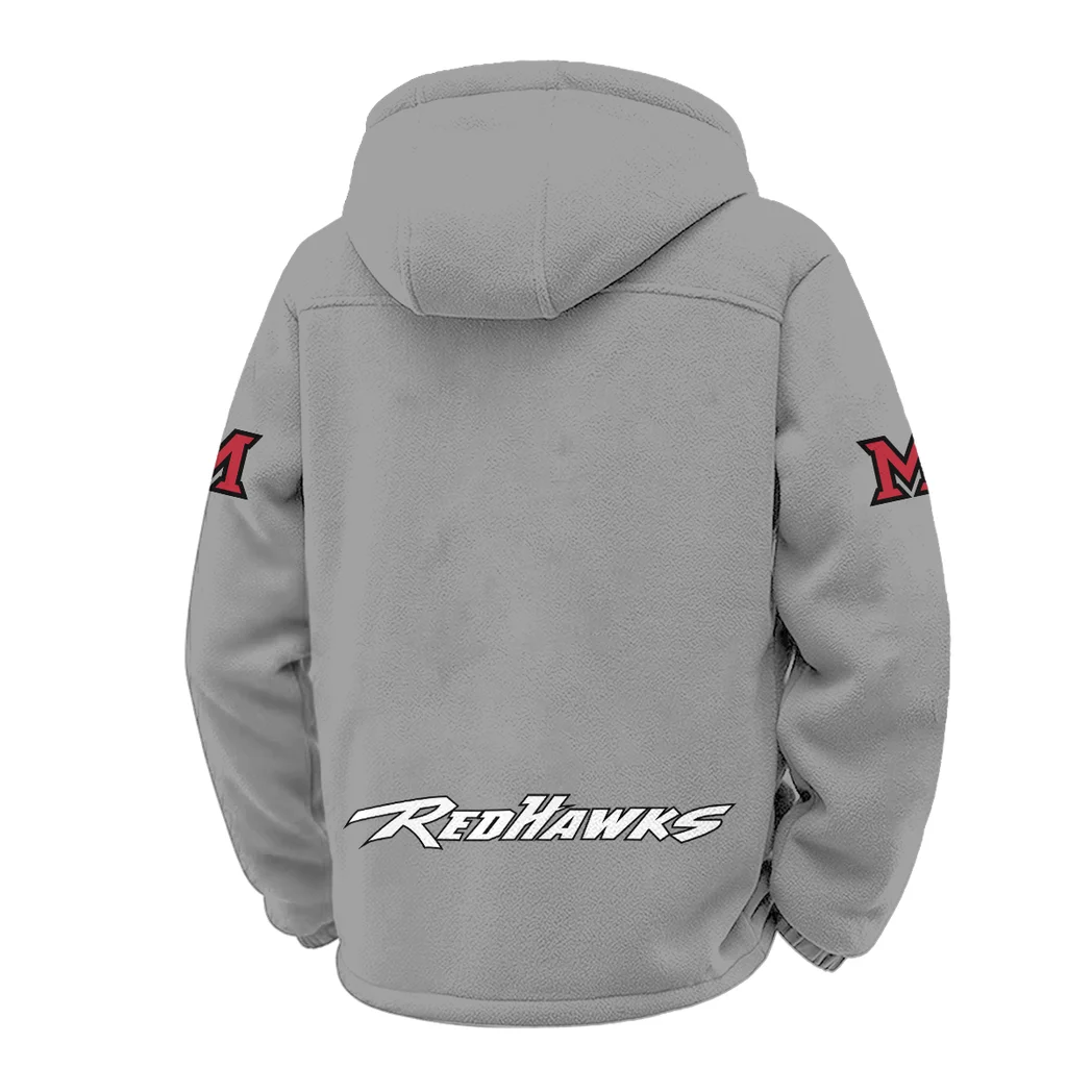 The Miami Elite Winter Fleece Jacket, Ski & Snowboard Mid-Layer HVN1449MO - Grey - Image 3