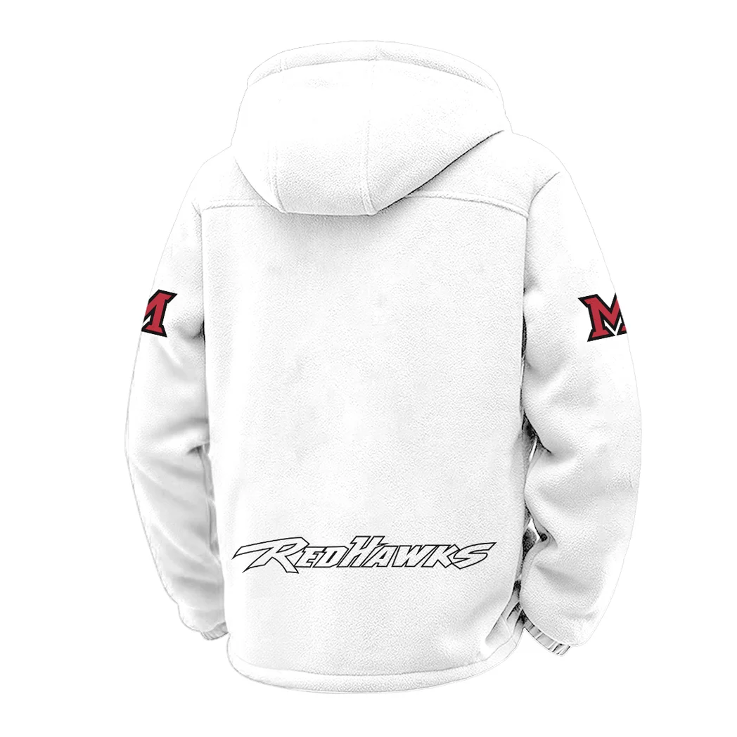 The Miami Elite Winter Fleece Jacket, Ski & Snowboard Mid-Layer HVN1449MO - White - Image 3
