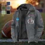 The MSU Pride Flannel Hoodie, Fan Pride Hooded Flannel HVN1449MS - Gray