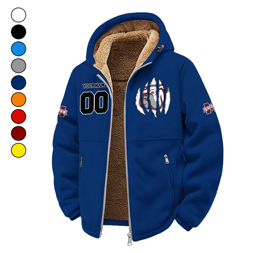 The MSU Pride Winter Fleece Jacket, Winter Endurance Jacket HVN1449MS - Navy