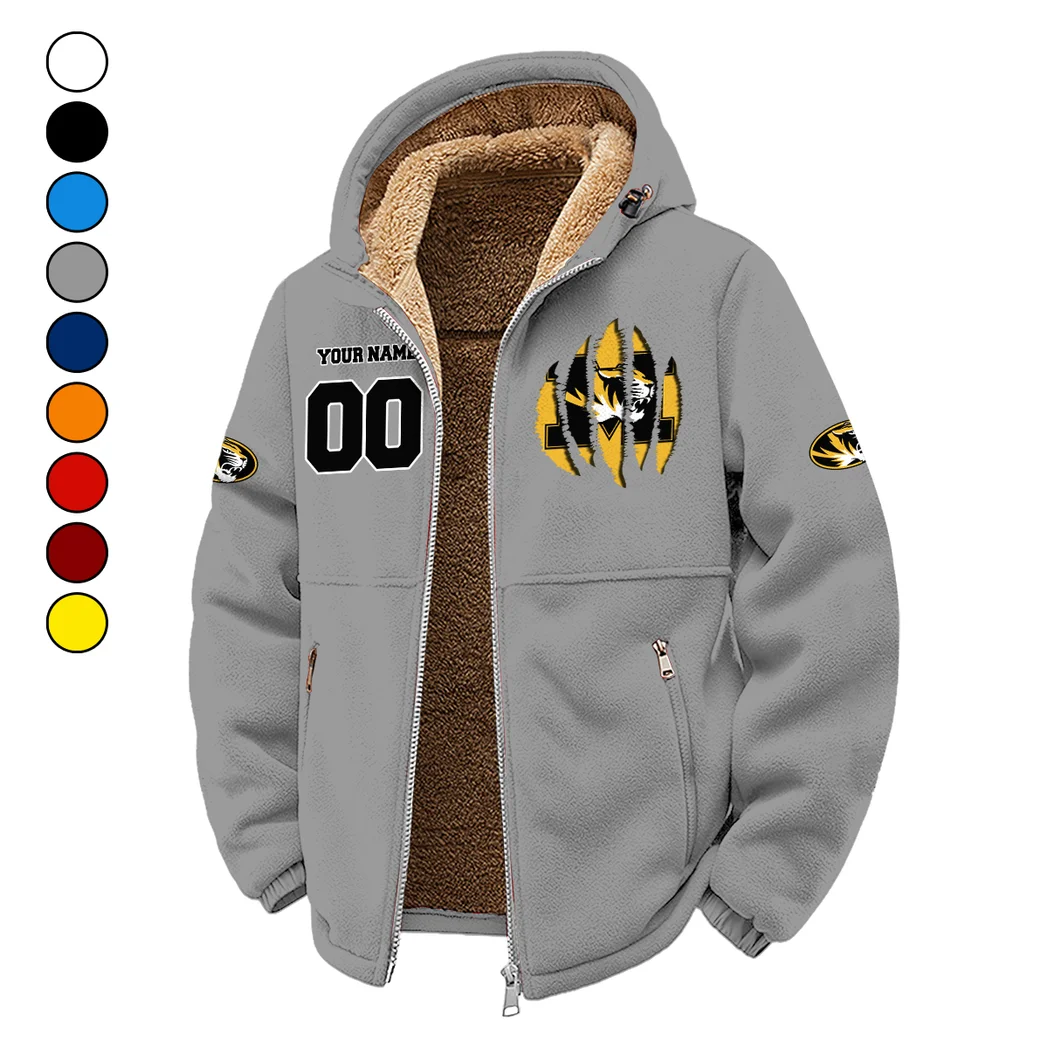 The Tigers Winter Fleece Jacket, Brushed Interior Winter Fleece HVN1449MT - Grey