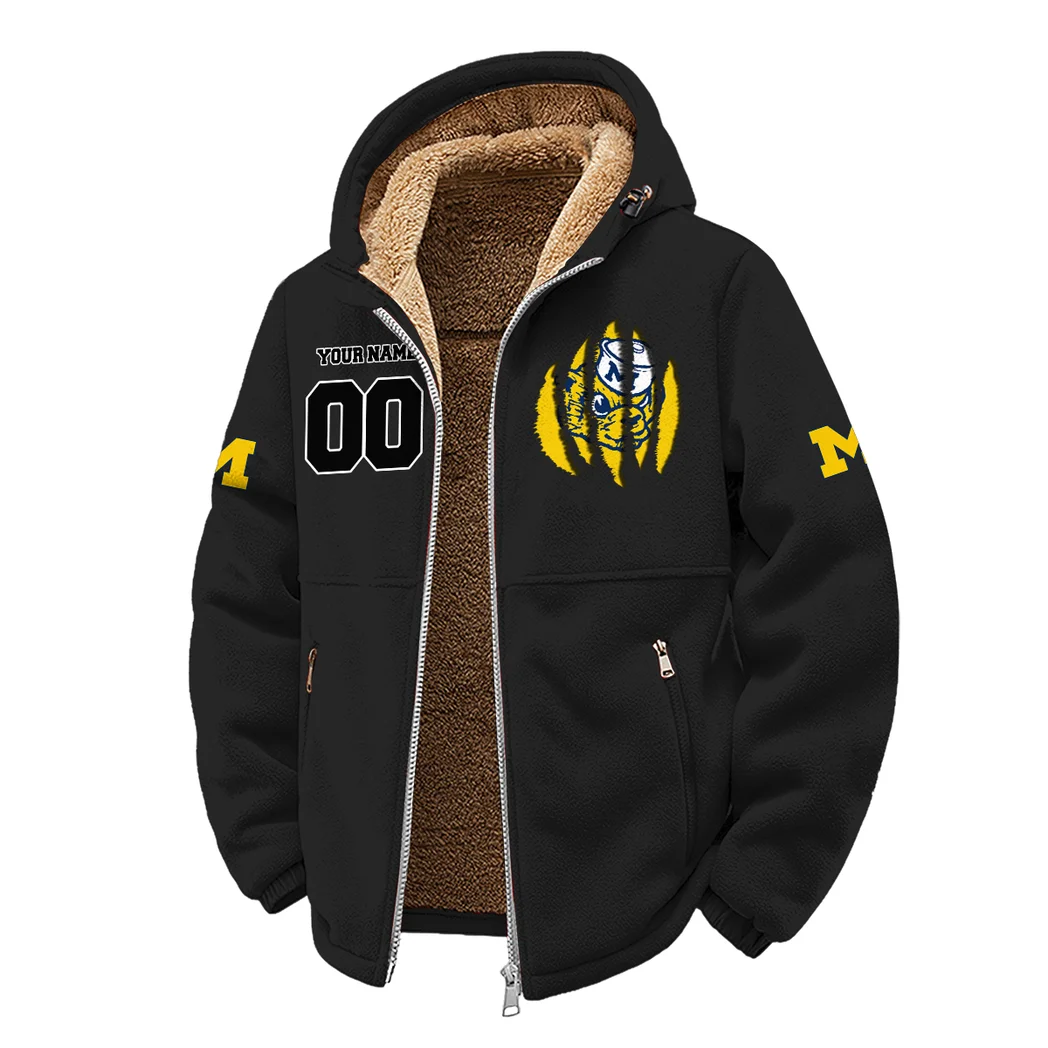 Team 145 Winter Fleece Jacket, High-Density Comfort Fleece HVN1449MW - Black - Image 2