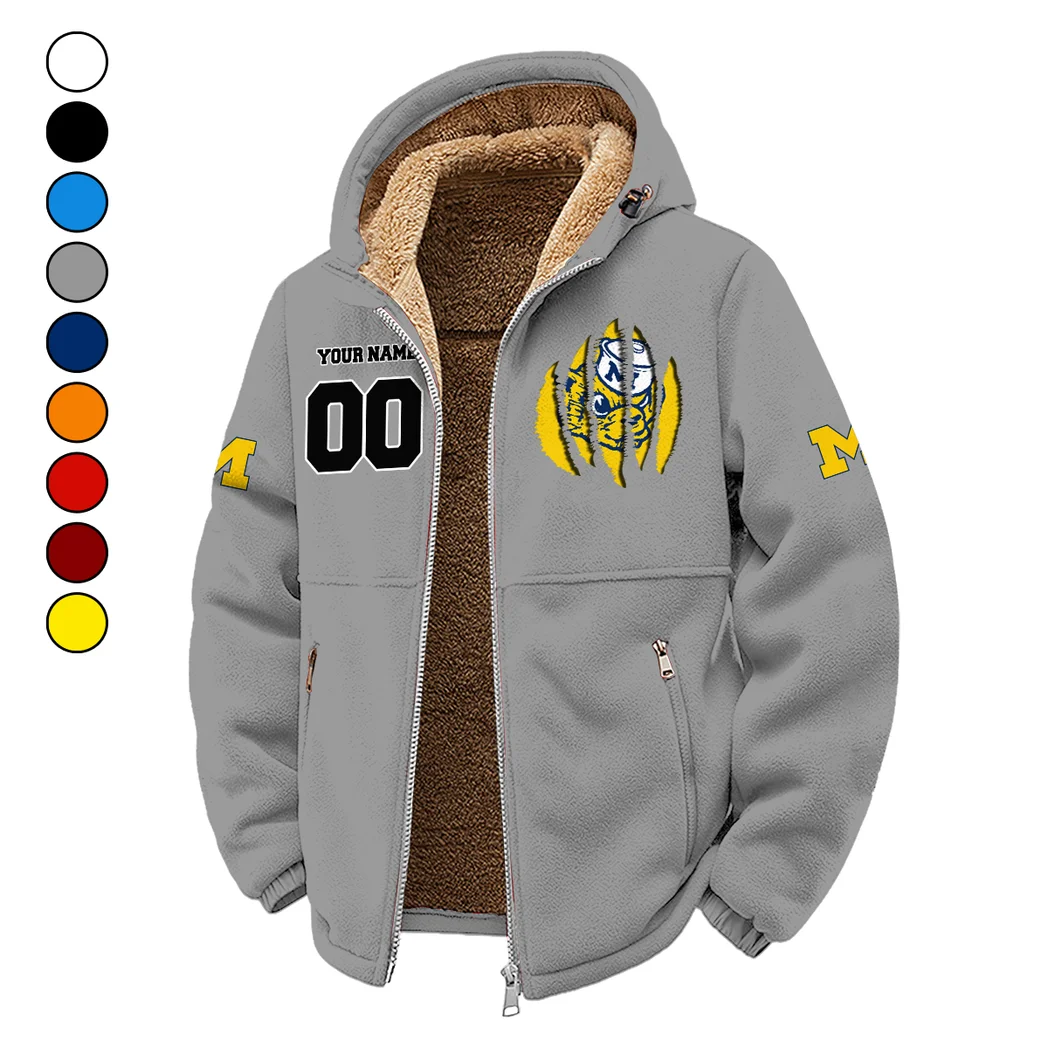 Team 145 Winter Fleece Jacket, High-Density Comfort Fleece HVN1449MW - Grey