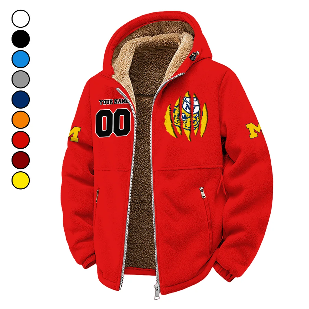 Team 145 Winter Fleece Jacket, High-Density Comfort Fleece HVN1449MW - red