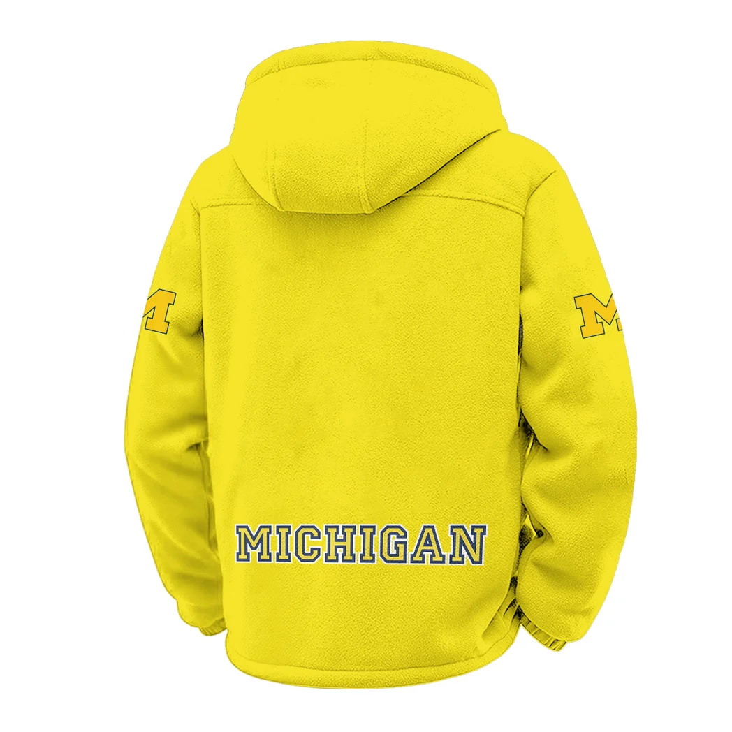 Team 145 Winter Fleece Jacket, High-Density Comfort Fleece HVN1449MW - Yellow - Image 3