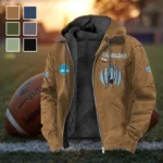 The Tar Heel Power Flannel Hoodie, Classic Flannel Sport Hoodie HVN1449NC - Camel