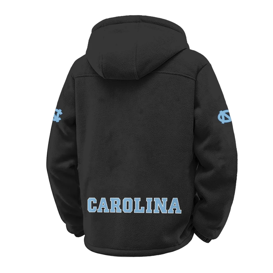 The Tar Heel Power Winter Fleece Jacket, Premium Fleece Barrier HVN1449NC - Black - Image 3