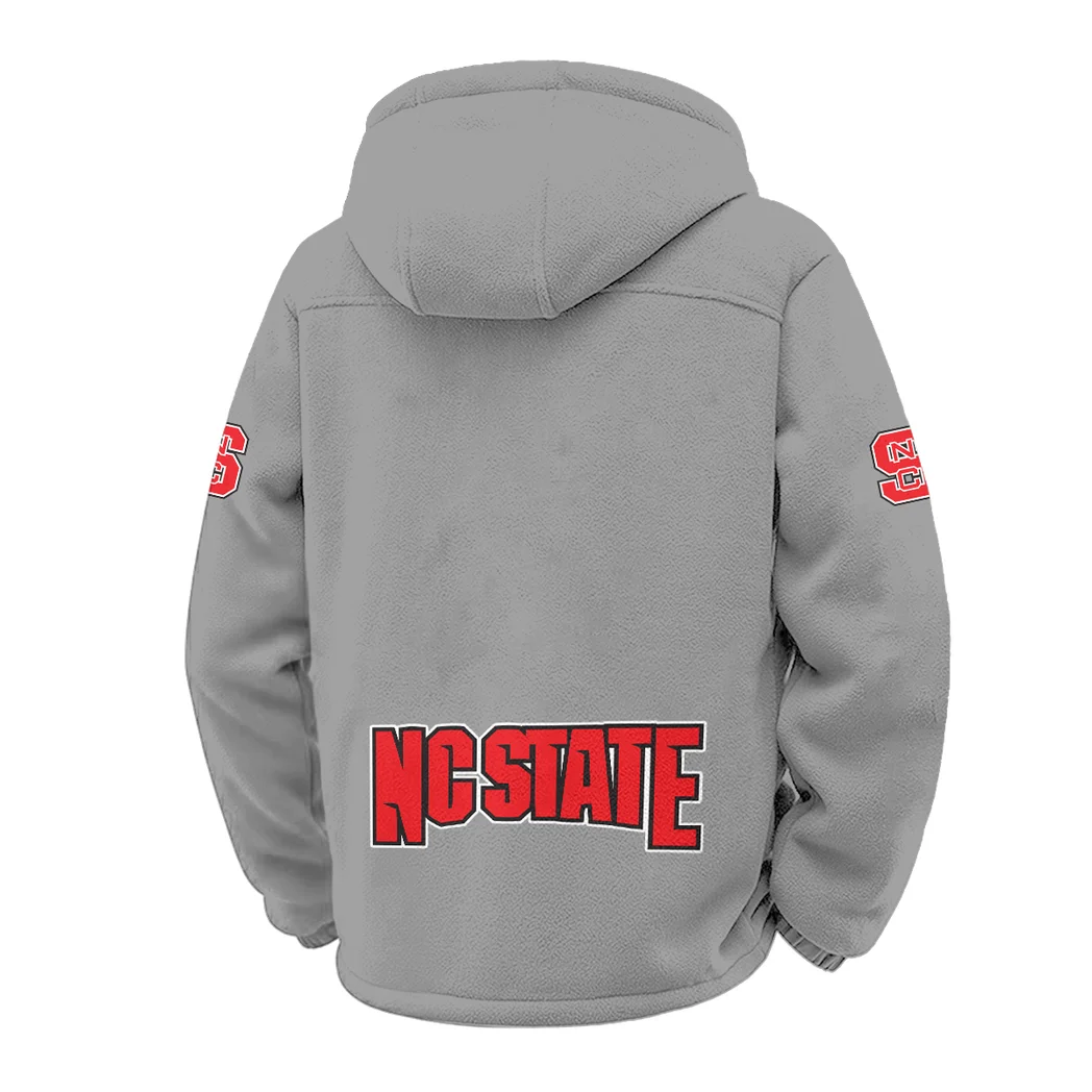 Raleigh’s Finest Winter Fleece Jacket, Breathable Winter Comfort HVN1449NC - Grey - Image 3