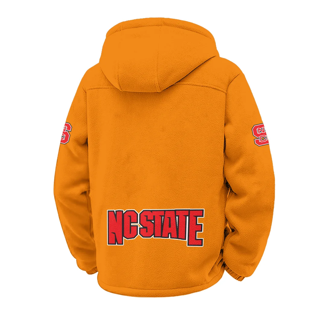 Raleigh’s Finest Winter Fleece Jacket, Breathable Winter Comfort HVN1449NC - Orange - Image 3