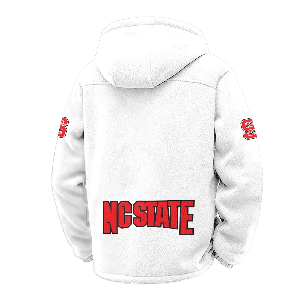 Raleigh’s Finest Winter Fleece Jacket, Breathable Winter Comfort HVN1449NC - White - Image 3