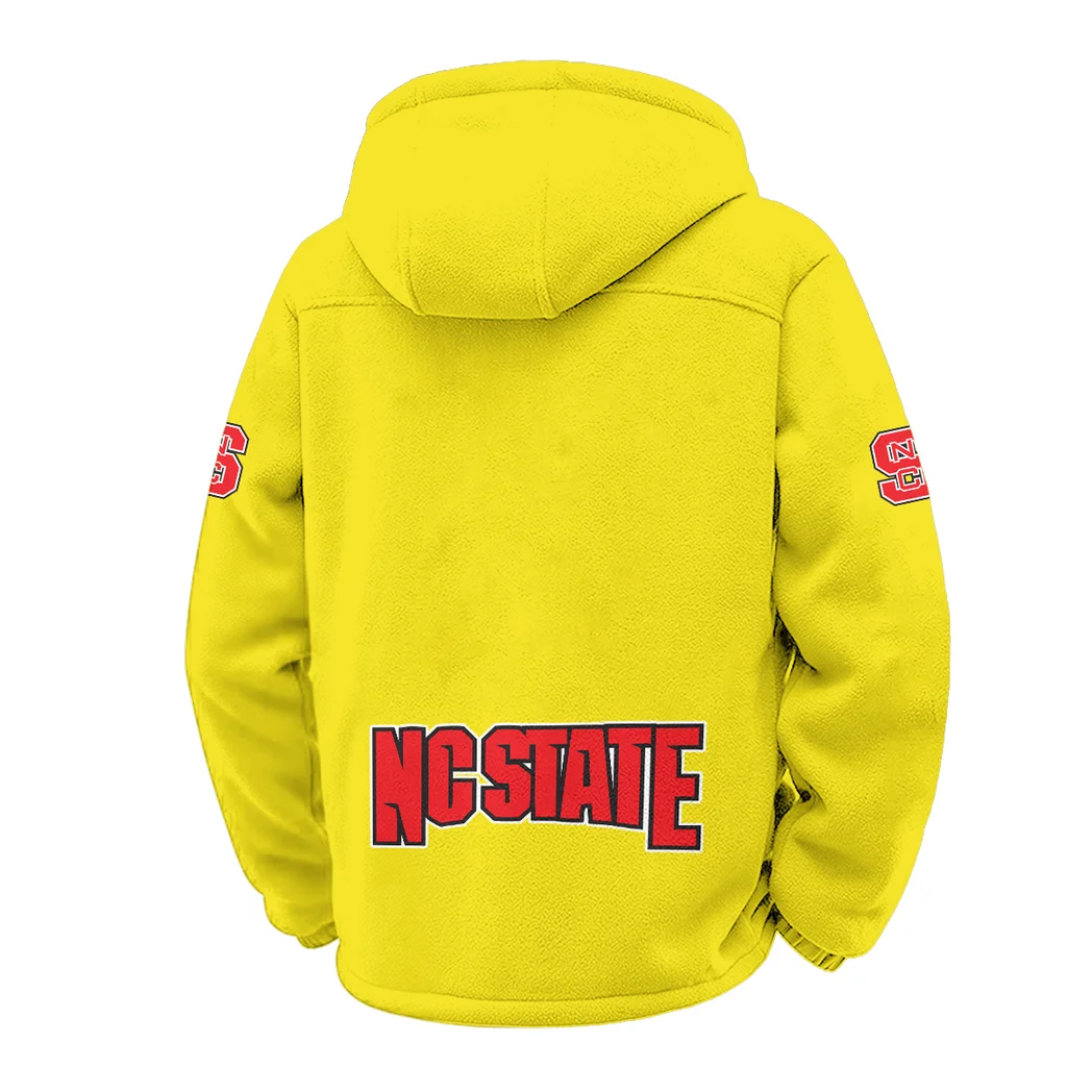 Raleigh’s Finest Winter Fleece Jacket, Breathable Winter Comfort HVN1449NC - Yellow - Image 3