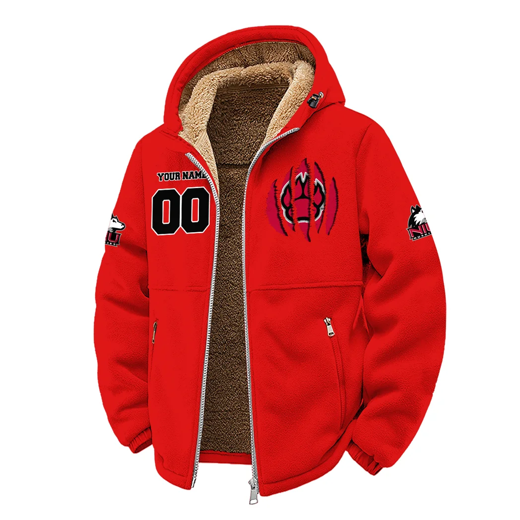 The NIU Spirit Winter Fleece Jacket, Multi-Sport Winter Layer HVN1449NI - red - Image 2