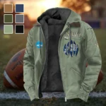 The Midshipmen Power Flannel Hoodie, Fan Pride Hooded Flannel HVN1449NM - Light Green