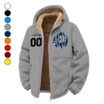 The Midshipmen Power Winter Fleece Jacket, Technical Mid-Layer Jacket HVN1449NM - Grey