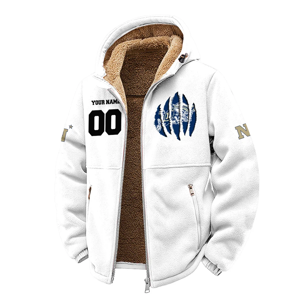 The Midshipmen Power Winter Fleece Jacket, Technical Mid-Layer Jacket HVN1449NM - White - Image 2