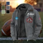 The NMSU Force Flannel Hoodie, Fan Squad Flannel Hoodie HVN1449NM - Gray