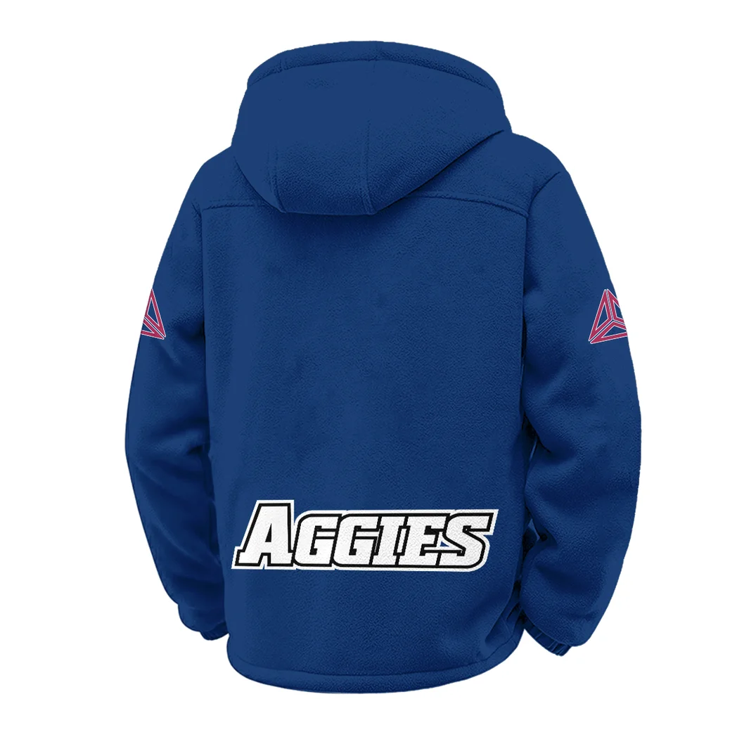 The NMSU Force Winter Fleece Jacket, All-Mountain Sport Jacket HVN1449NM - Navy - Image 3