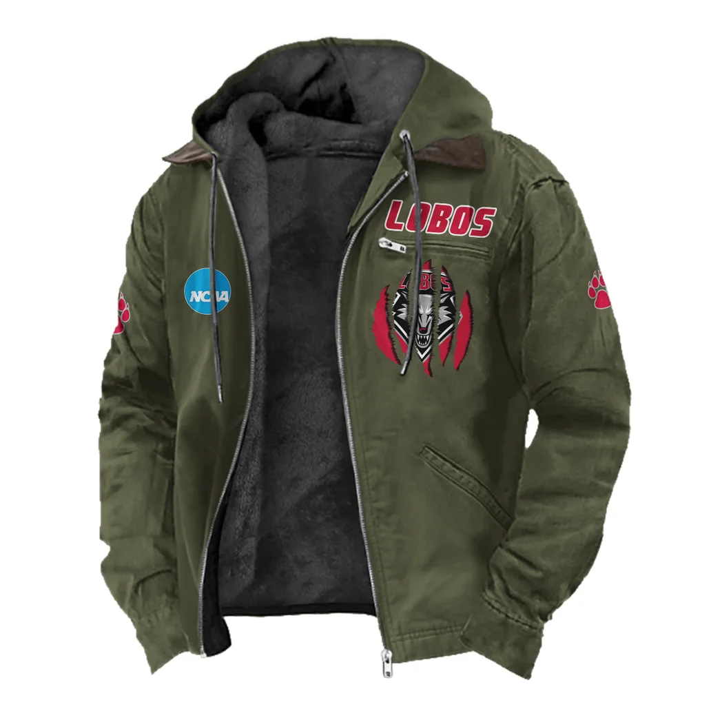 The Lobo Ambush Flannel Hoodie, Casual Sport Hooded Flannel HVN1449NM - Green - Image 2