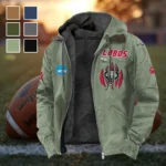 The Lobo Ambush Flannel Hoodie, Casual Sport Hooded Flannel HVN1449NM - Light Green