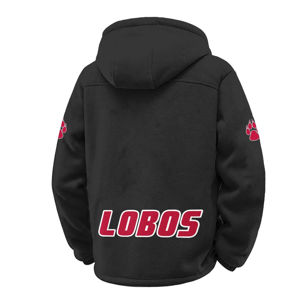 The Lobo Ambush Winter Fleece Jacket, Snow-Ready Active Fleece HVN1449NM - Black - Image 3