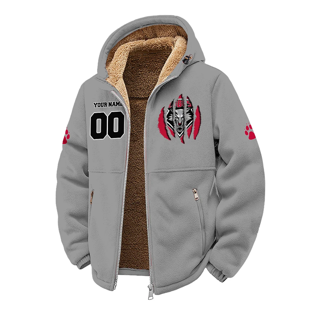 The Lobo Ambush Winter Fleece Jacket, Snow-Ready Active Fleece HVN1449NM - Grey - Image 2