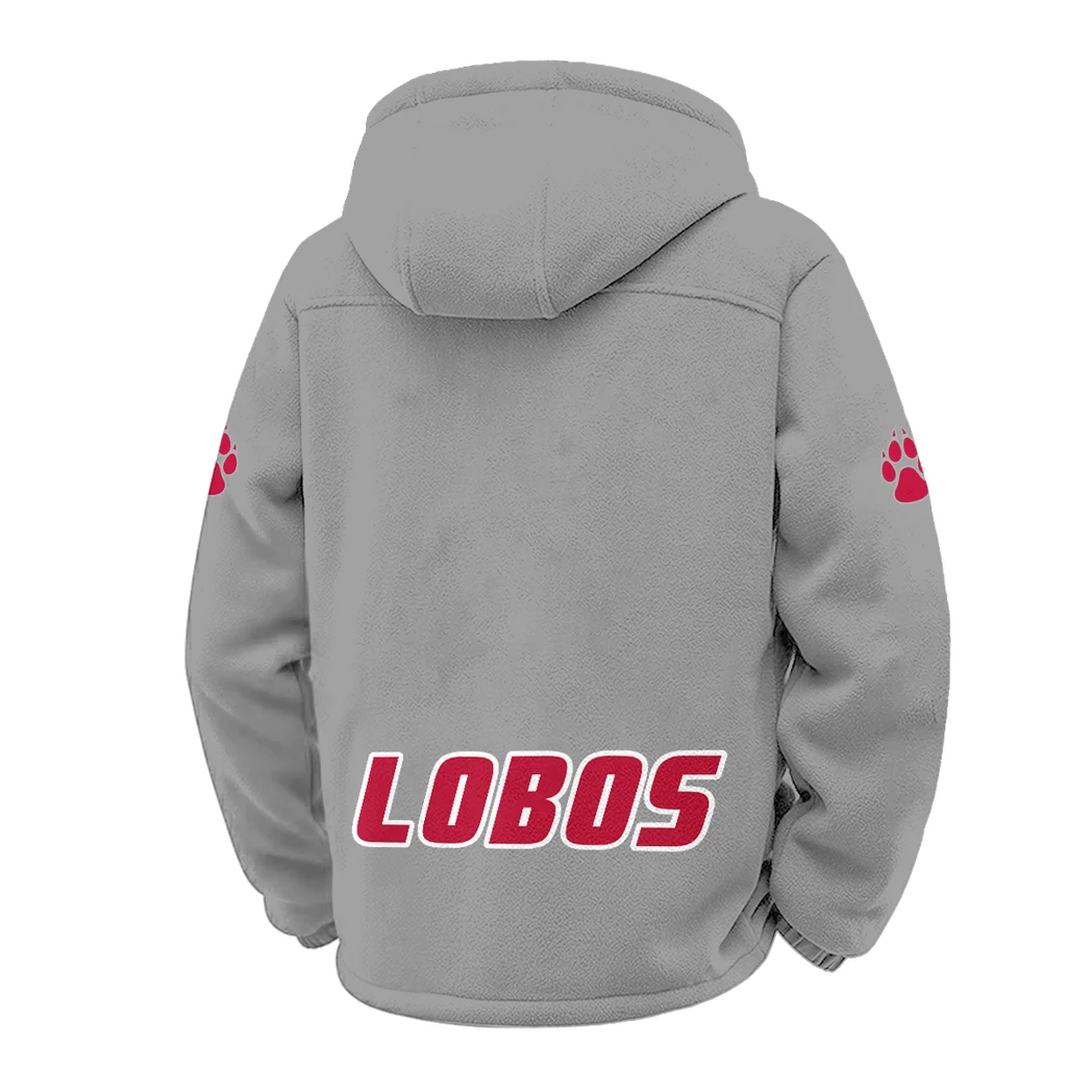 The Lobo Ambush Winter Fleece Jacket, Snow-Ready Active Fleece HVN1449NM - Grey - Image 3