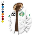 The Duck Spirit Winter Fleece Jacket, Cross-Training Thermal Zip HVN1449OD - White
