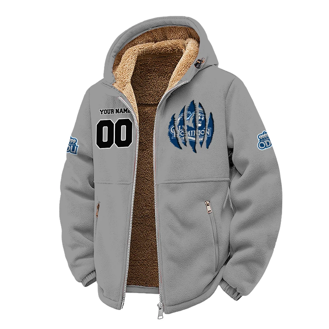 The Royal Blue Winter Fleece Jacket, Ski & Snowboard Mid-Layer HVN1449OD - Grey - Image 2