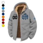The Royal Blue Winter Fleece Jacket, Ski & Snowboard Mid-Layer HVN1449OD - Grey