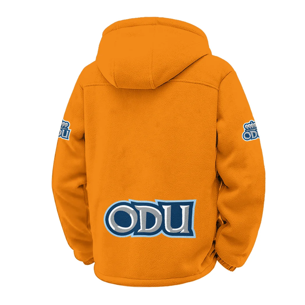 The Royal Blue Winter Fleece Jacket, Ski & Snowboard Mid-Layer HVN1449OD - Orange - Image 3
