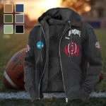 The Ohio State Elite Flannel Hoodie, Supporter Spirit Hooded Flannel HVN1449OS - Black