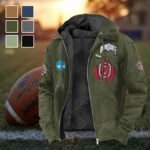 The Ohio State Elite Flannel Hoodie, Supporter Spirit Hooded Flannel HVN1449OS - Green