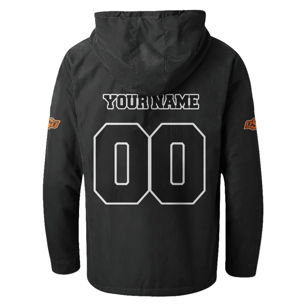 The Cowboy Spirit Flannel Hoodie, Classic Flannel Sport Hoodie HVN1449OS - Black - Image 3