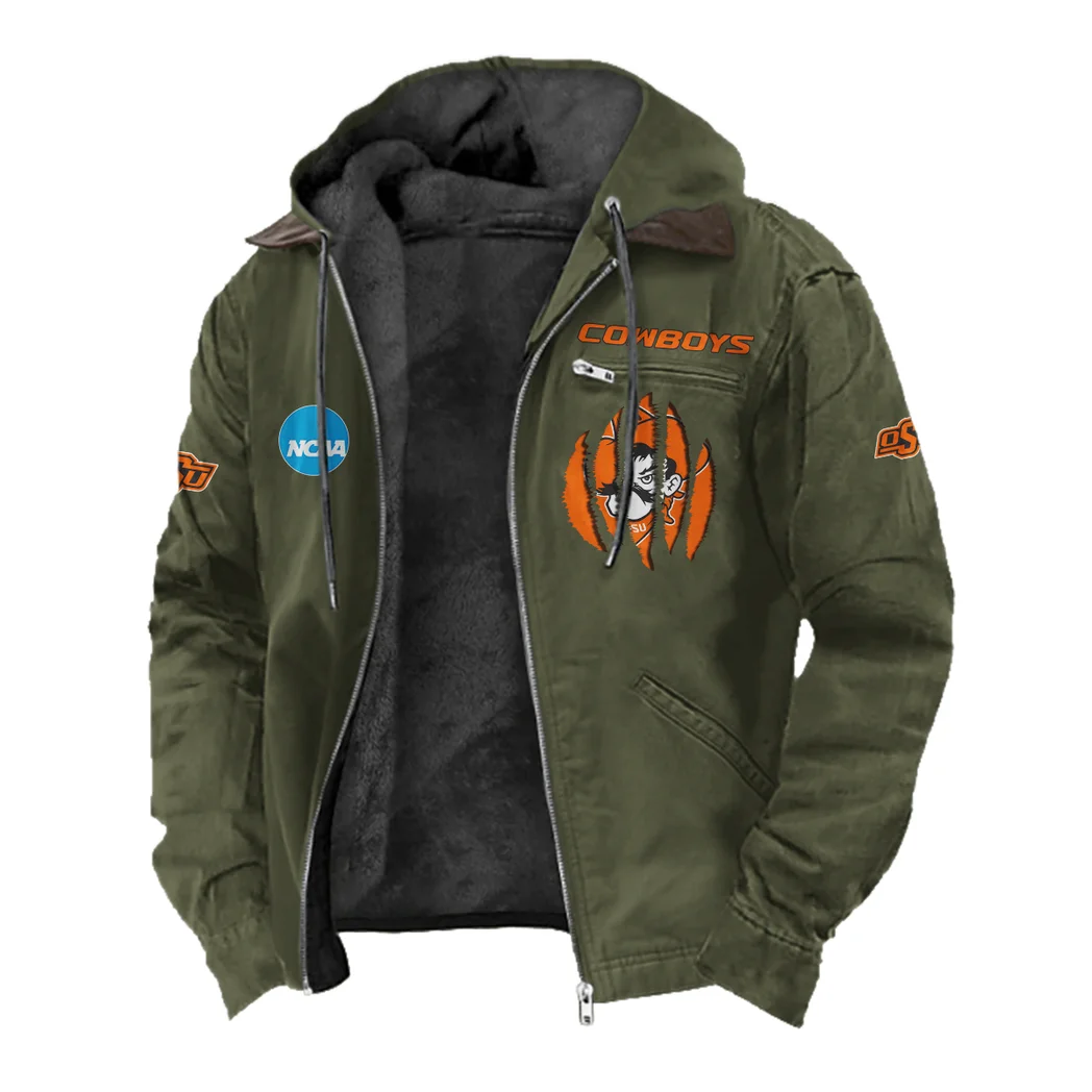 The Cowboy Spirit Flannel Hoodie, Classic Flannel Sport Hoodie HVN1449OS - Green - Image 2
