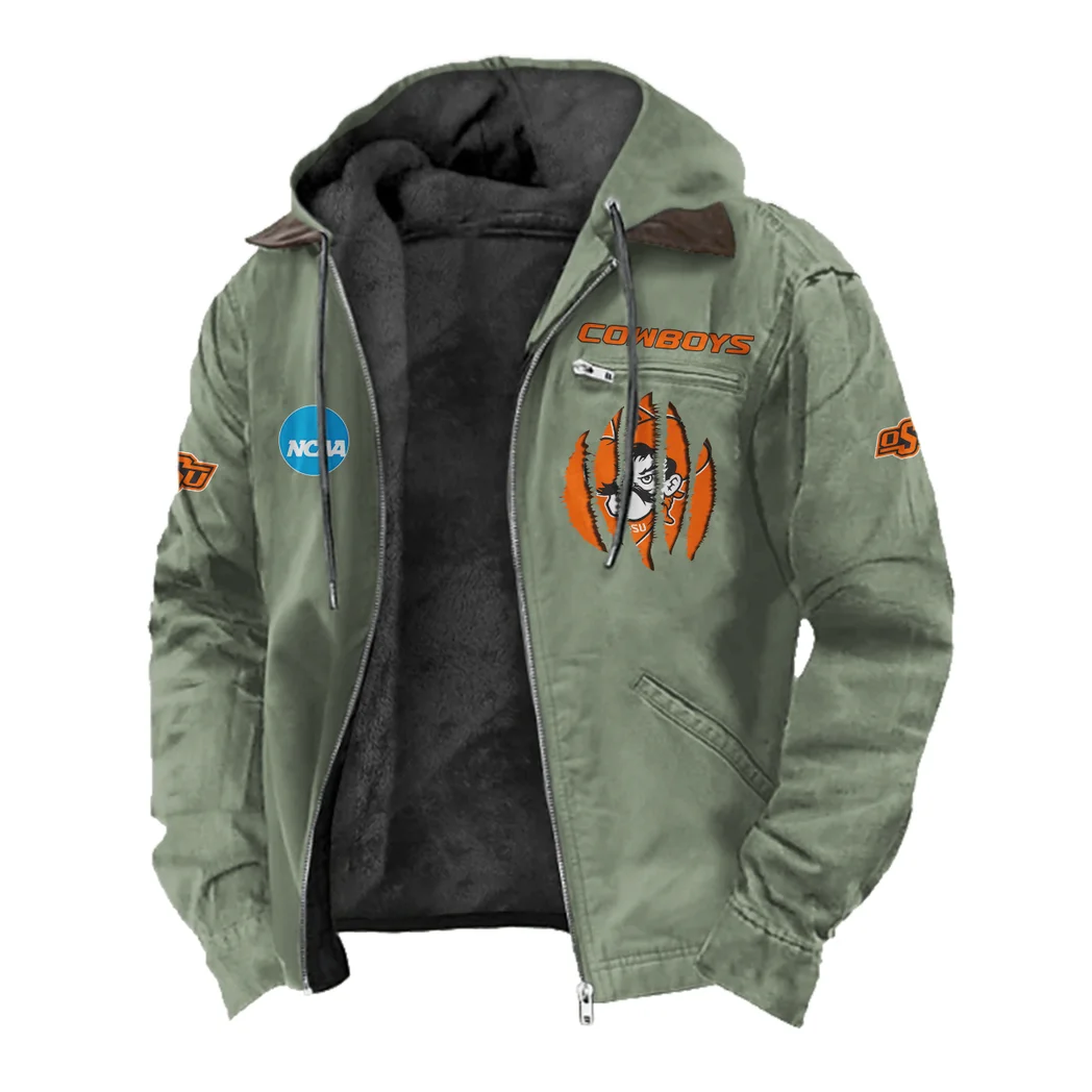 The Cowboy Spirit Flannel Hoodie, Classic Flannel Sport Hoodie HVN1449OS - Light Green - Image 2