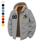 The Purdue Pride Winter Fleece Jacket, Anti-Pill Thermal Fleece HVN1449PB - Grey