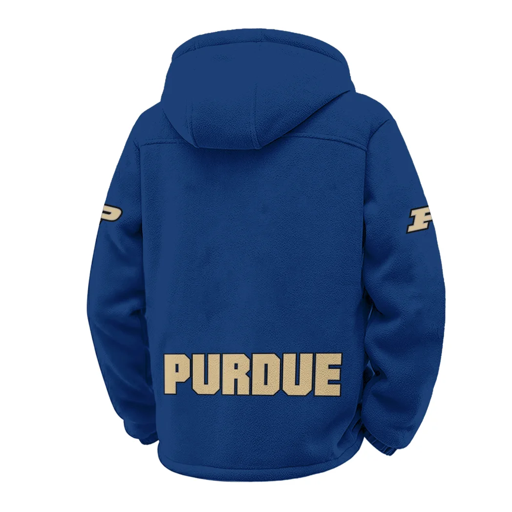 The Purdue Pride Winter Fleece Jacket, Anti-Pill Thermal Fleece HVN1449PB - Navy - Image 3