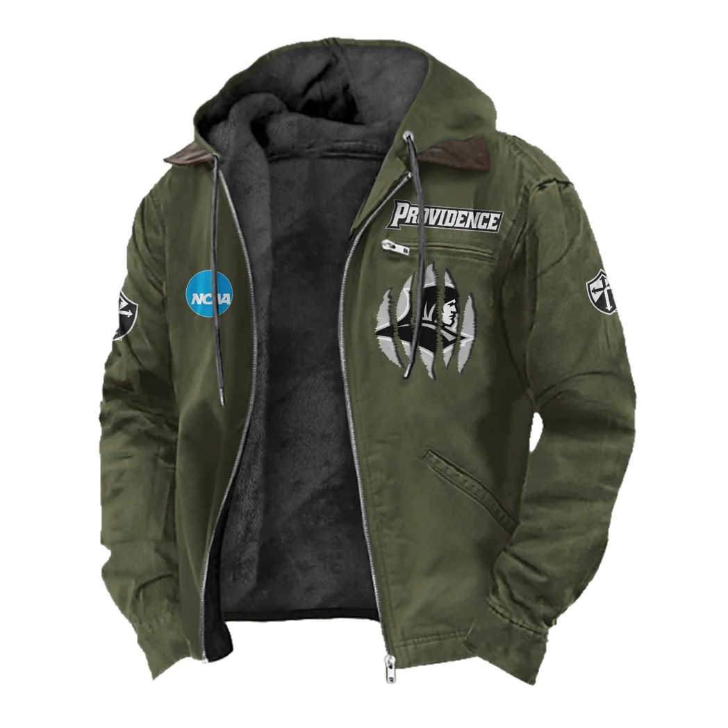 The Providence Pride Flannel Hoodie, Bold Supporter Flannel Hoodie HVN1449PF - Green - Image 2