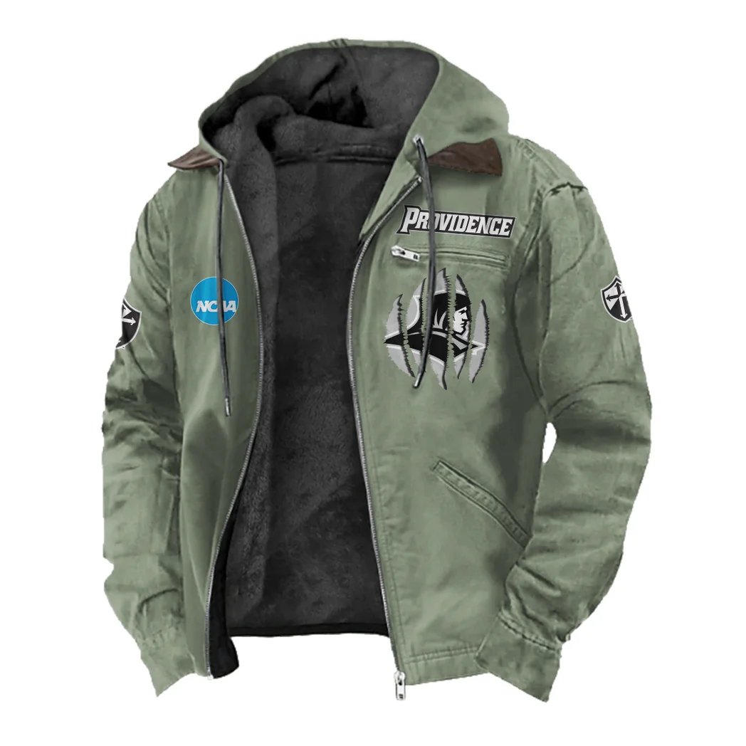The Providence Pride Flannel Hoodie, Bold Supporter Flannel Hoodie HVN1449PF - Light Green - Image 2