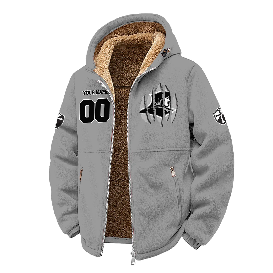 The Providence Pride Winter Fleece Jacket, High-Density Comfort Fleece HVN1449PF - Grey - Image 2