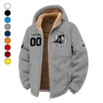 The Providence Pride Winter Fleece Jacket, High-Density Comfort Fleece HVN1449PF - Grey