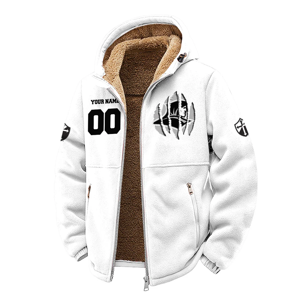 The Providence Pride Winter Fleece Jacket, High-Density Comfort Fleece HVN1449PF - White - Image 2