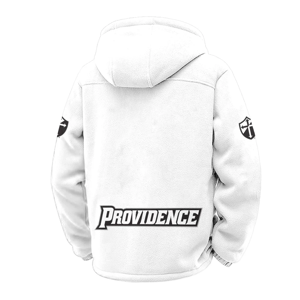 The Providence Pride Winter Fleece Jacket, High-Density Comfort Fleece HVN1449PF - White - Image 3