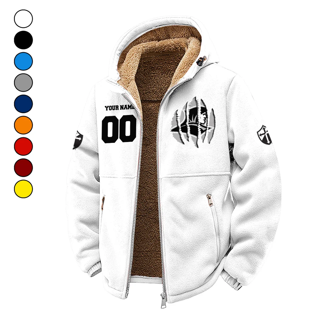 The Providence Pride Winter Fleece Jacket, High-Density Comfort Fleece HVN1449PF - White