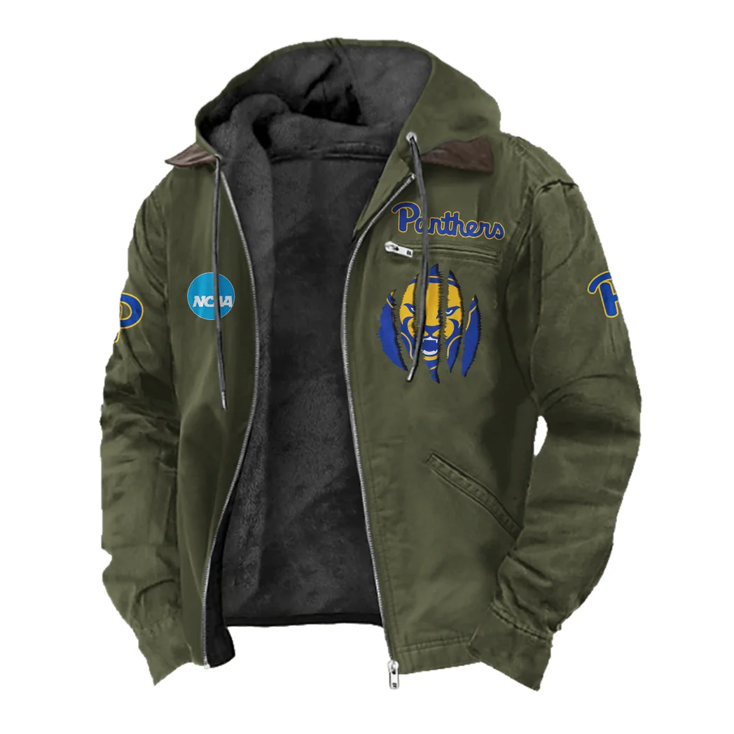 The Pitt Force Flannel Hoodie, True Fan Hooded Flannel HVN1449PP - Green - Image 2